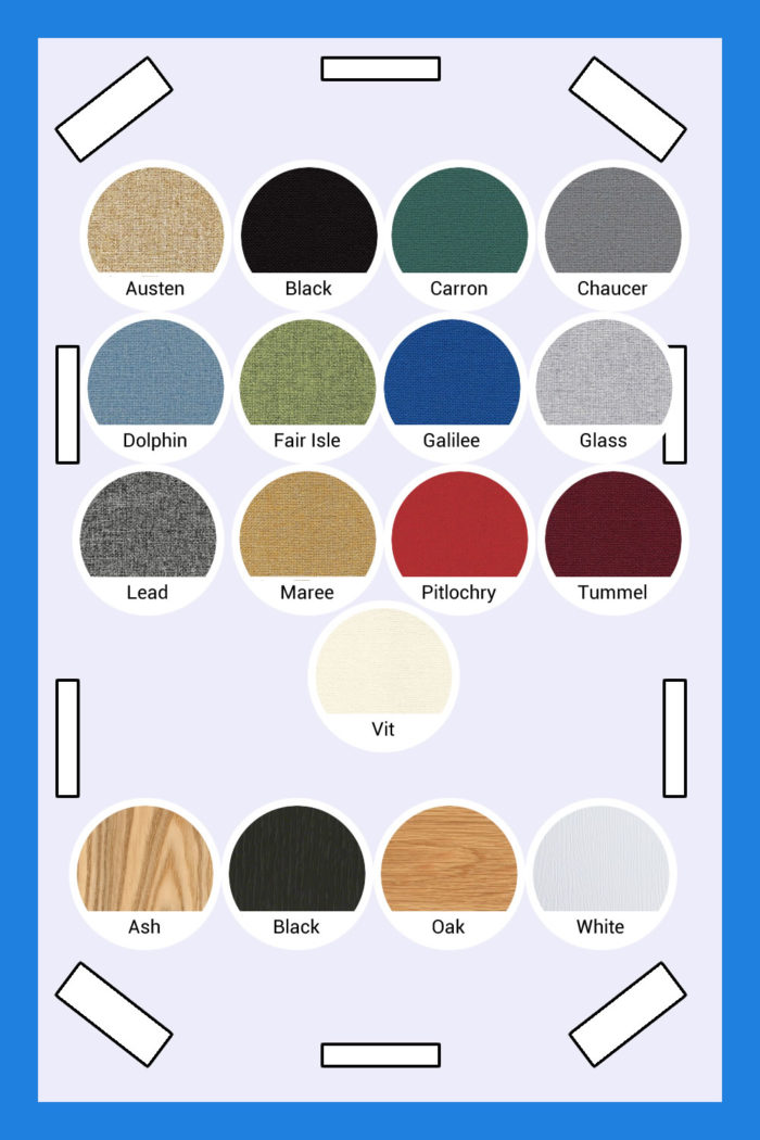 Acoustic Kit Colours Sample